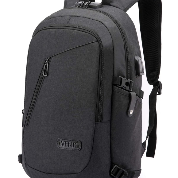 Laptop Backpack,Business Travel Anti Theft Backpack Gift for Men Women with USB - Picture 3 of 12